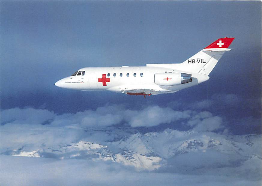 British Aerospace 125, Swiss Air Ambulance, Rega