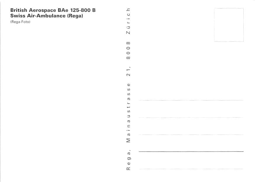 British Aerospace 125, Swiss Air Ambulance, Rega