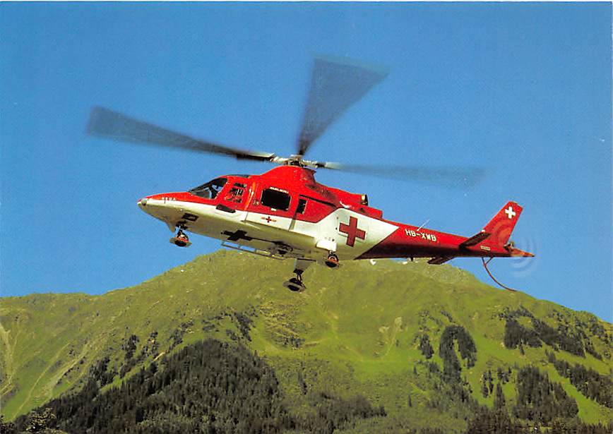 Helikopter, Agusta, Schweiz. Rettungsflugwacht