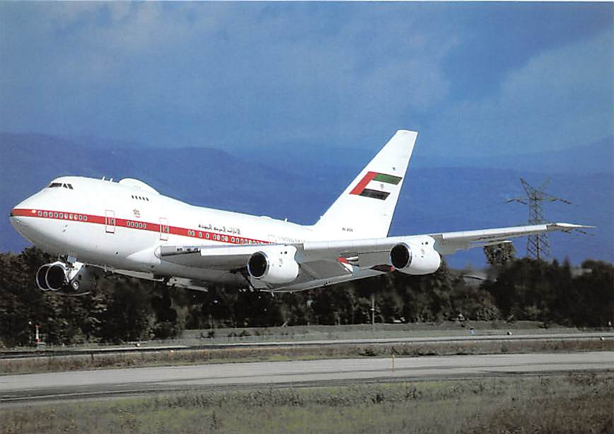 Boeing 747, United Arab Emirates, Geneva