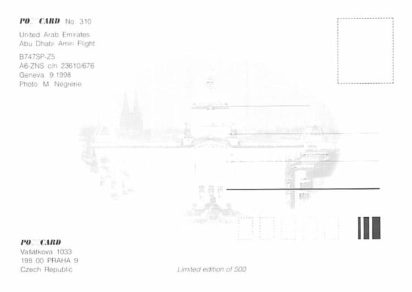 Boeing 747, United Arab Emirates, Geneva