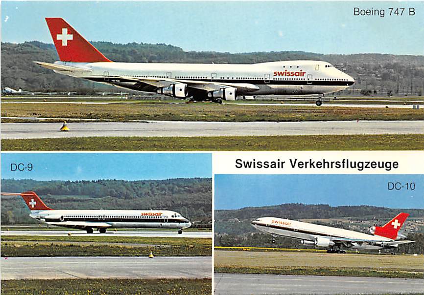Verkehrsflugzeuge, Swissair