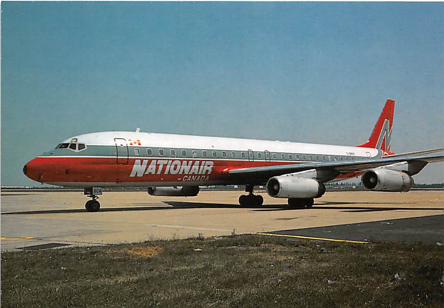 Douglas DC-8-62, Nationair Canada, Paris-Orly