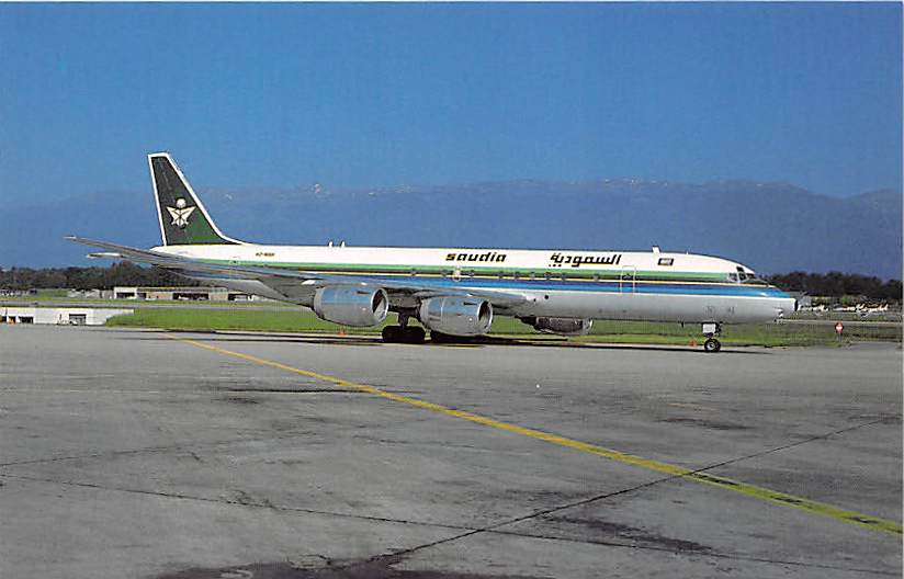 Douglas DC-8-72, Saudia, Geneva