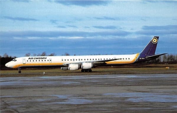 Douglas DC-8-71, Air Sweden, Stockholm-Arlanda