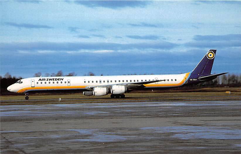Douglas DC-8-71, Air Sweden, Stockholm-Arlanda