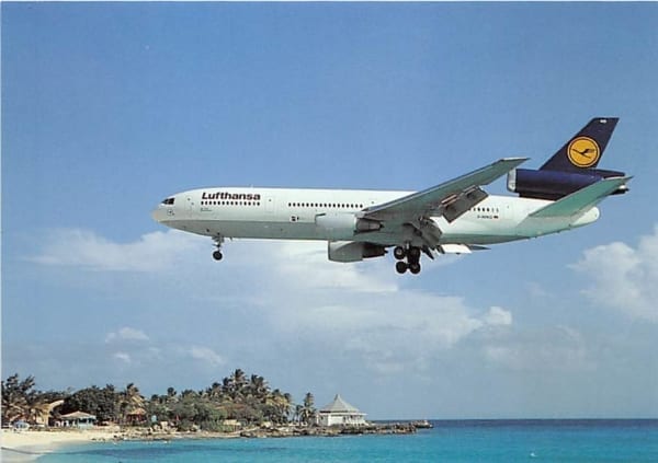 Douglas DC-10-30, Lufthansa, St.Martin