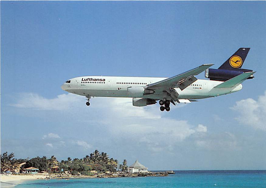 Douglas DC-10-30, Lufthansa, St.Martin