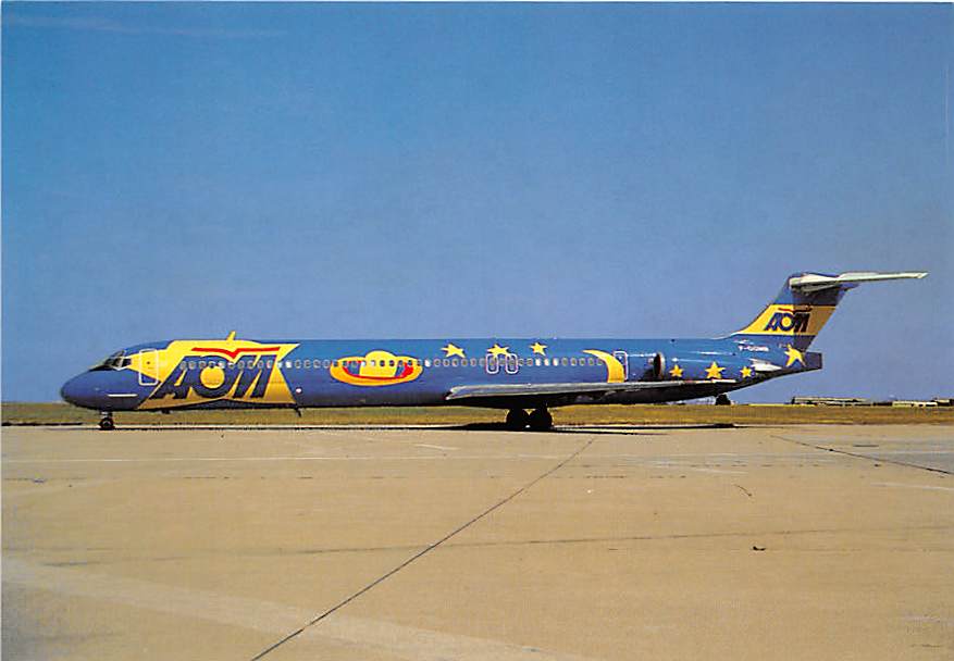 MD-83, AOM, Paris-Orly