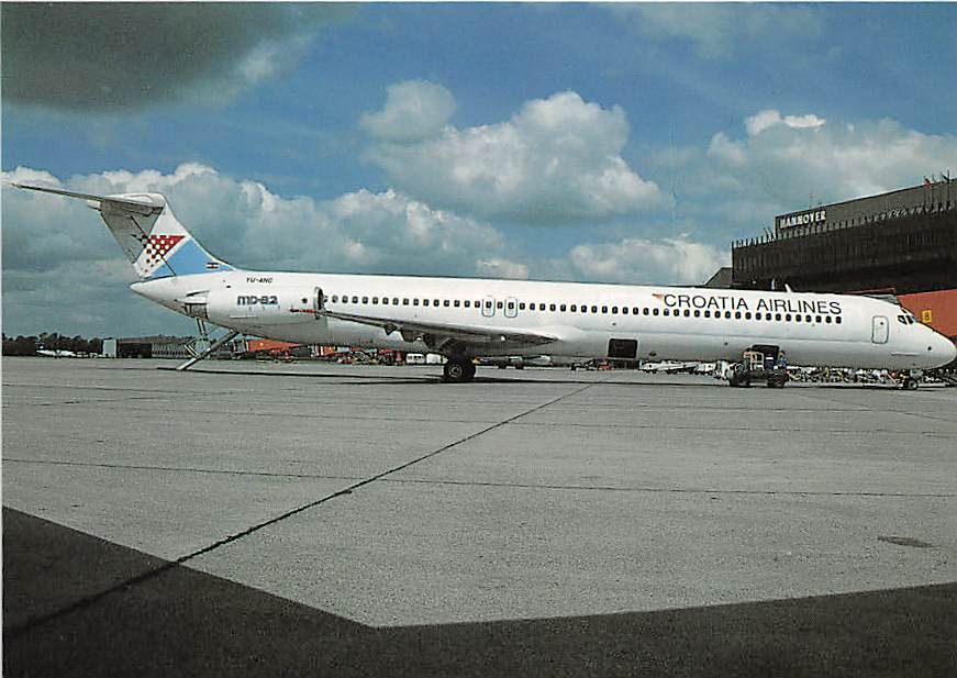 MD-82, Croatia Airlines, Hanover Langenhagen
