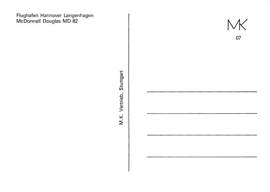 MD-82, Croatia Airlines, Hanover Langenhagen