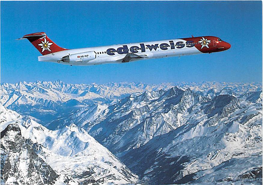 MD-83, Edelweiss Air, Zermatt