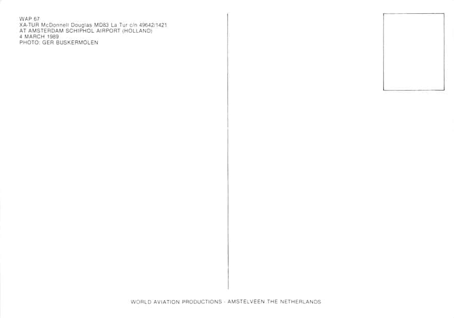 MD-83, La Tur, Amsterdam Schiphol Airport