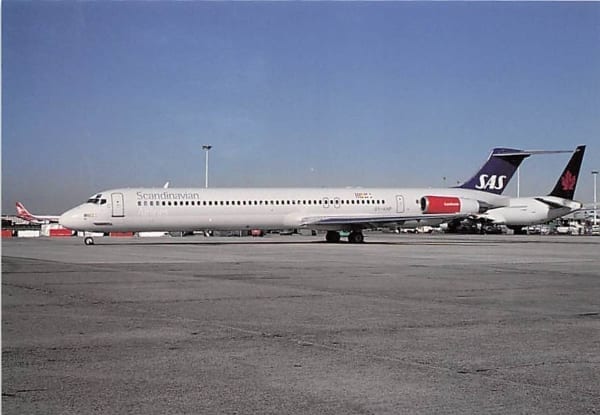 MD-81, SAS, London