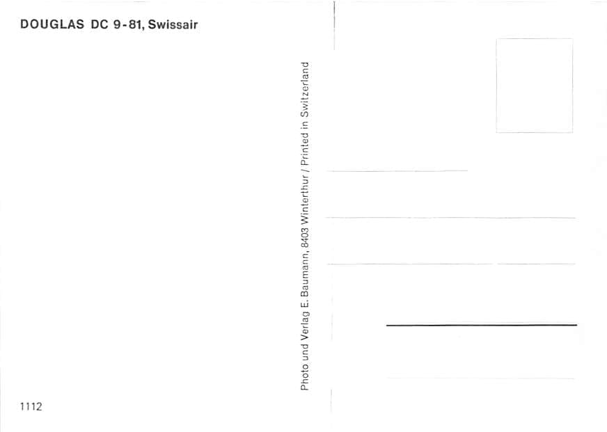 Douglas DC-9-81, Swissair