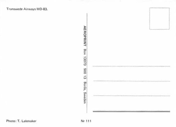 MD-83, Transwede Airways