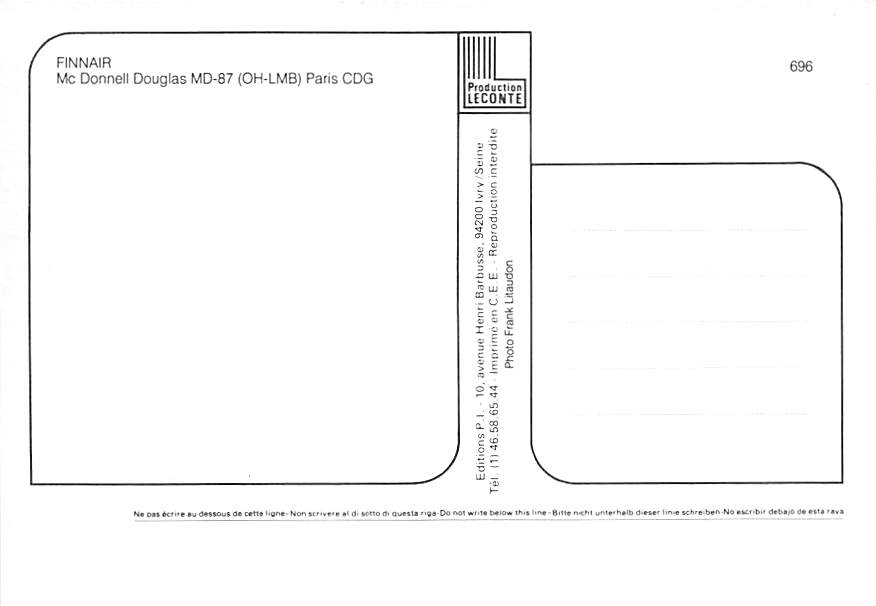 MD-87, Finnair, Paris