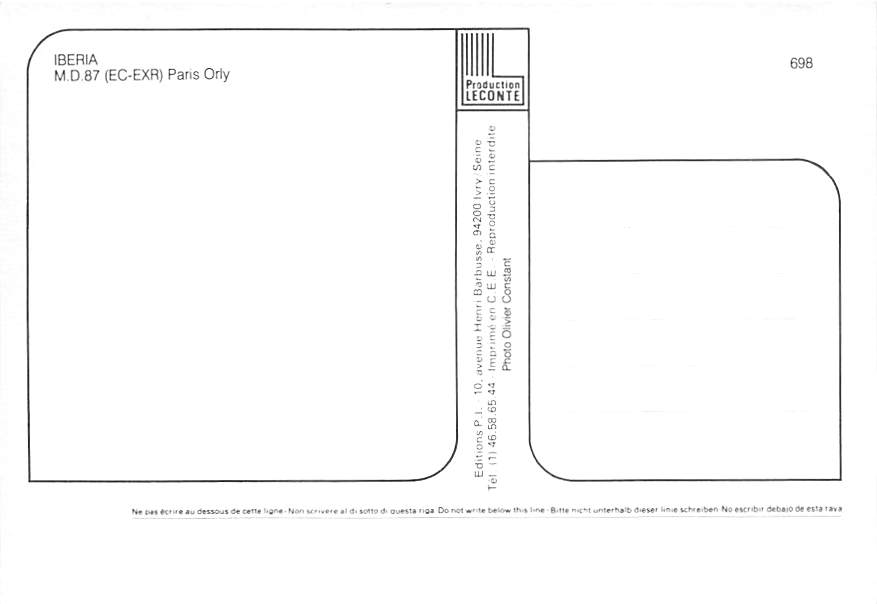 MD-87, Iberia, Paris-Orly