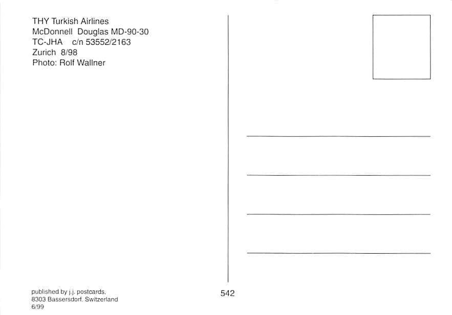 MD-90-30, Turkish Airlines, Zürich