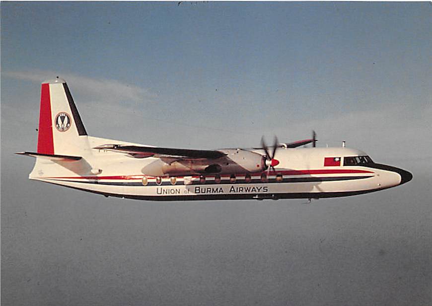 Fokker F27, Union of Burma Airways