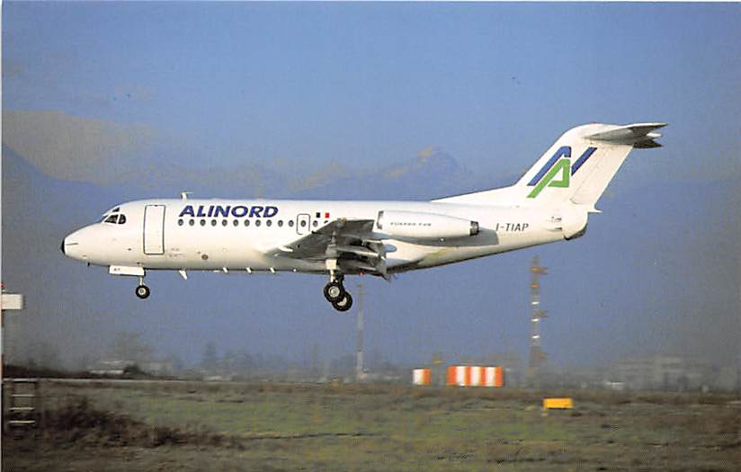 Fokker F28, Alinord, Bergamo-Orio al Serio