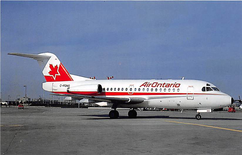 Fokker F28, Air Ontario, Toronto