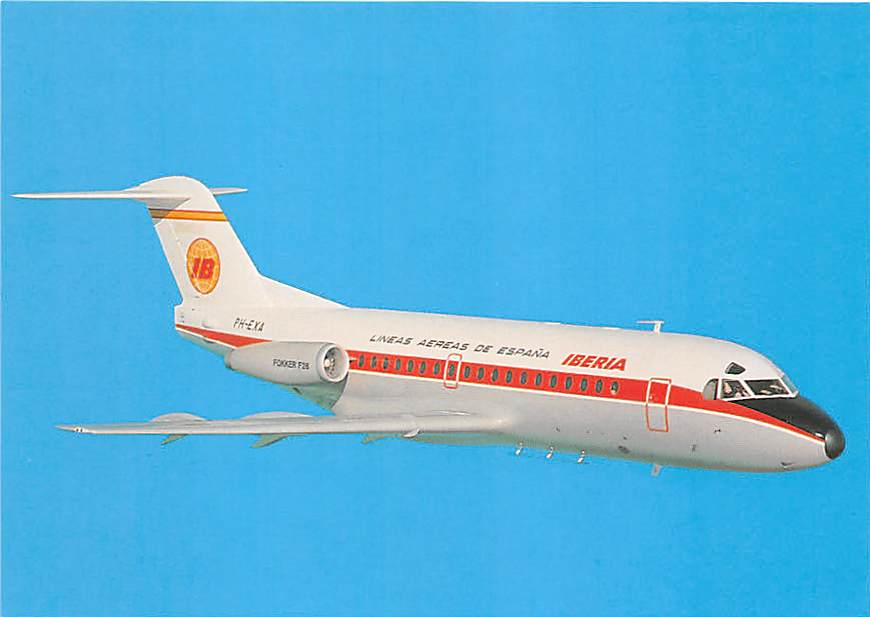 Fokker F28, Iberia