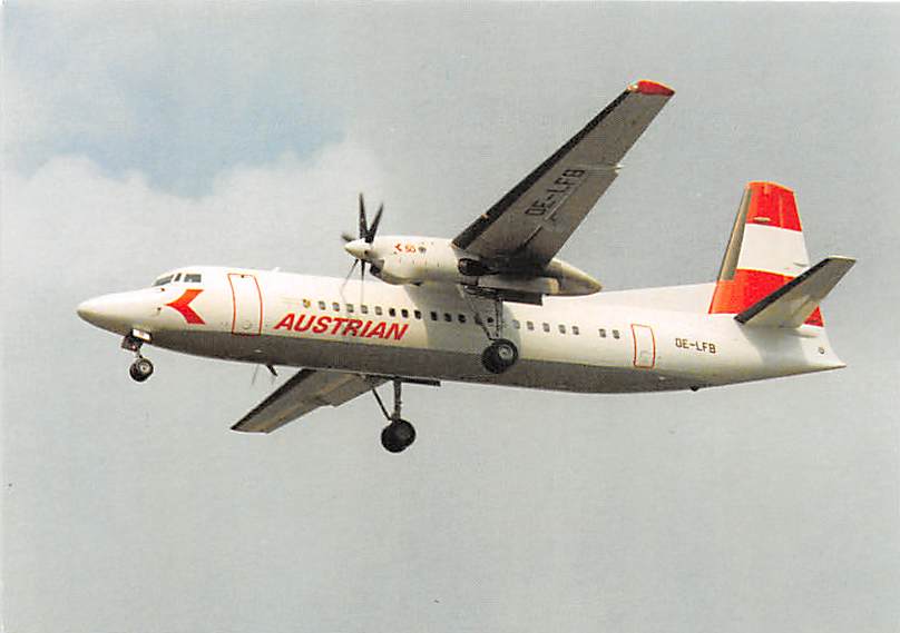 Fokker F50, Austrian Air Services
