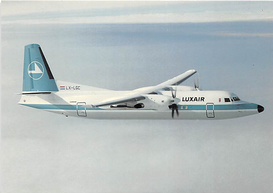 Fokker F50, Luxair