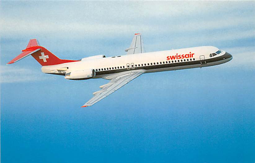 Fokker F100, Swissair