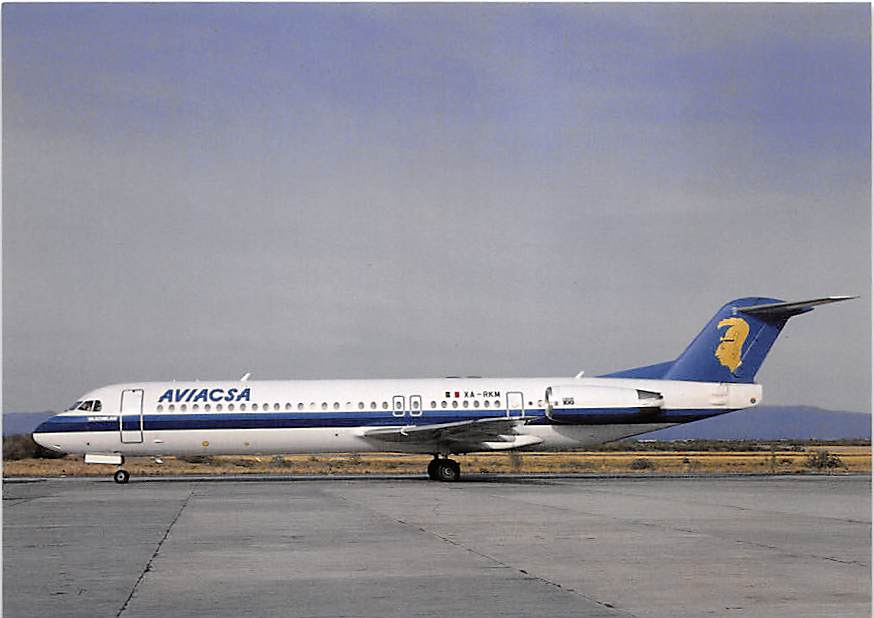 Fokker F100, Aviacsa, Monterrey