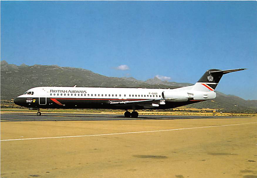 Fokker F100, British Airways