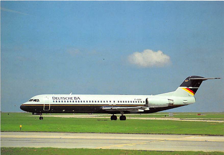 Fokker F100, Deutsche BA