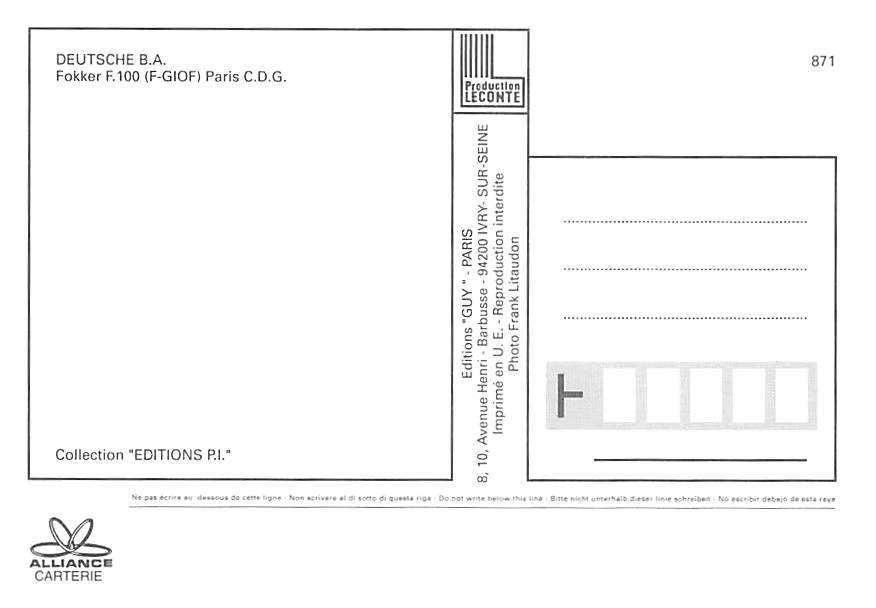 Fokker F100, Deutsche BA