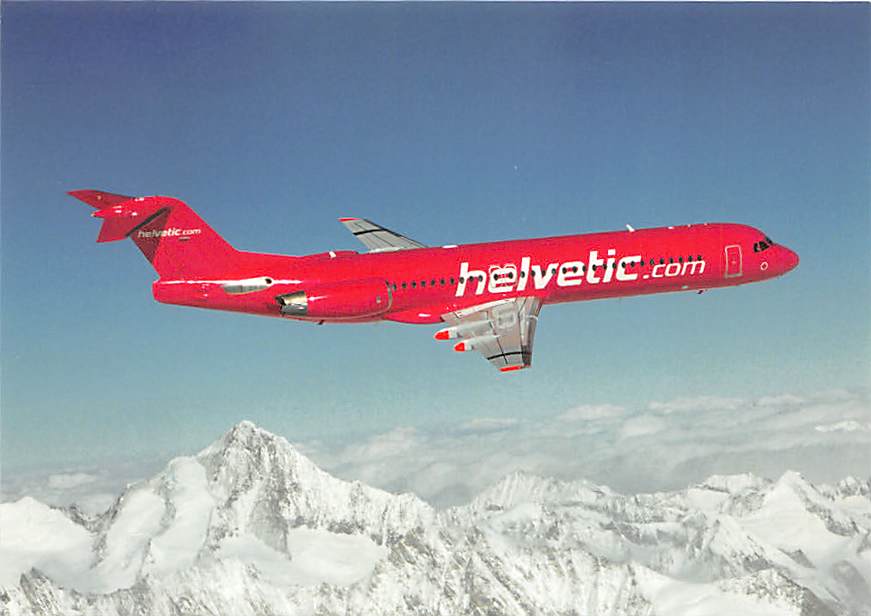 Fokker F100, Helvetic Airways