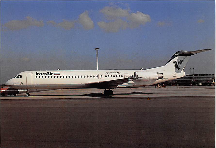 Fokker F100, Iran Air