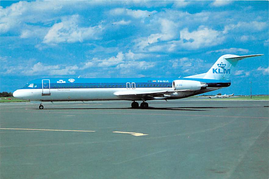 Fokker F100, KLM, Praha