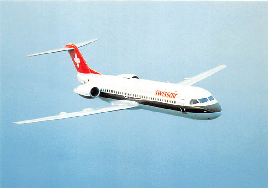 Fokker F100, Swissair