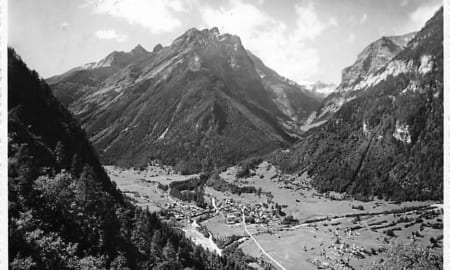 Vättis, mit Ringelgebirge und Calfeisental