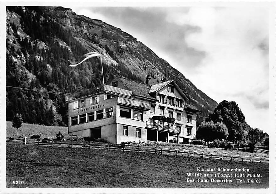 Wildhaus, Kurhaus Schönenboden