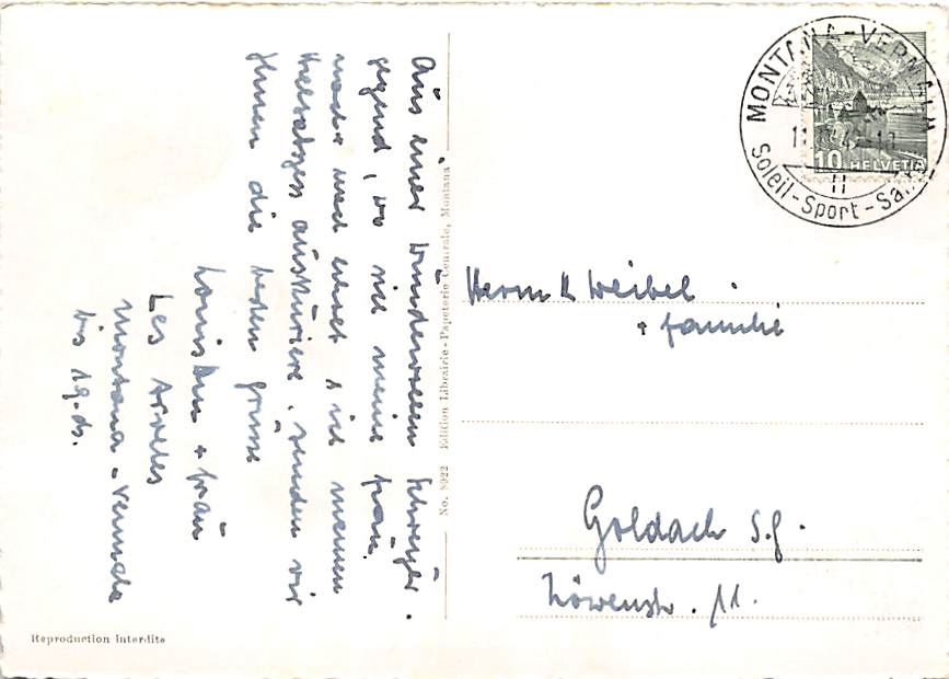 Montana, Vermala, Dorfstrasse