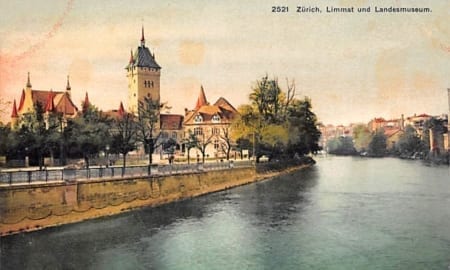 Zürich, Limmat und Landesmuseum