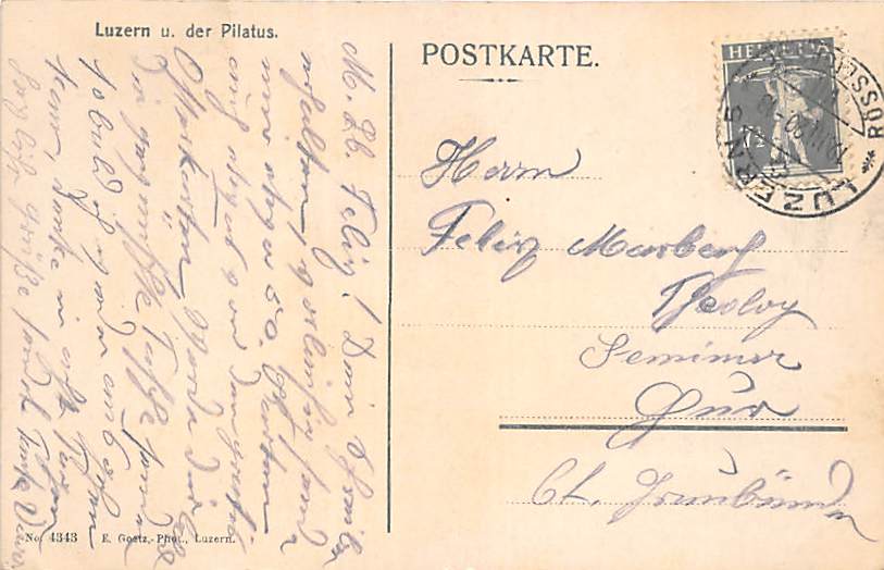 Luzern, und Pilatus