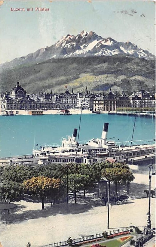 Luzern, Dampfschiff, Pilatus