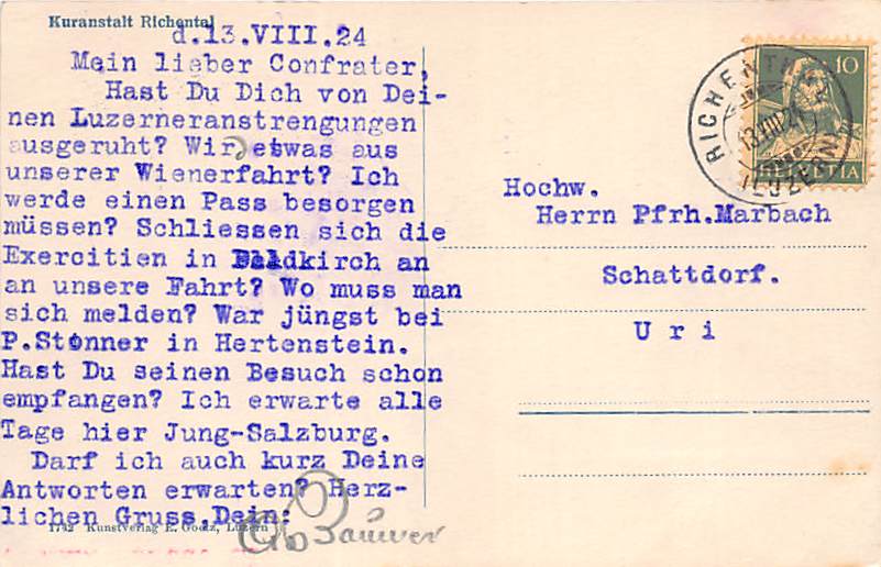 Richental, Kuranstalt