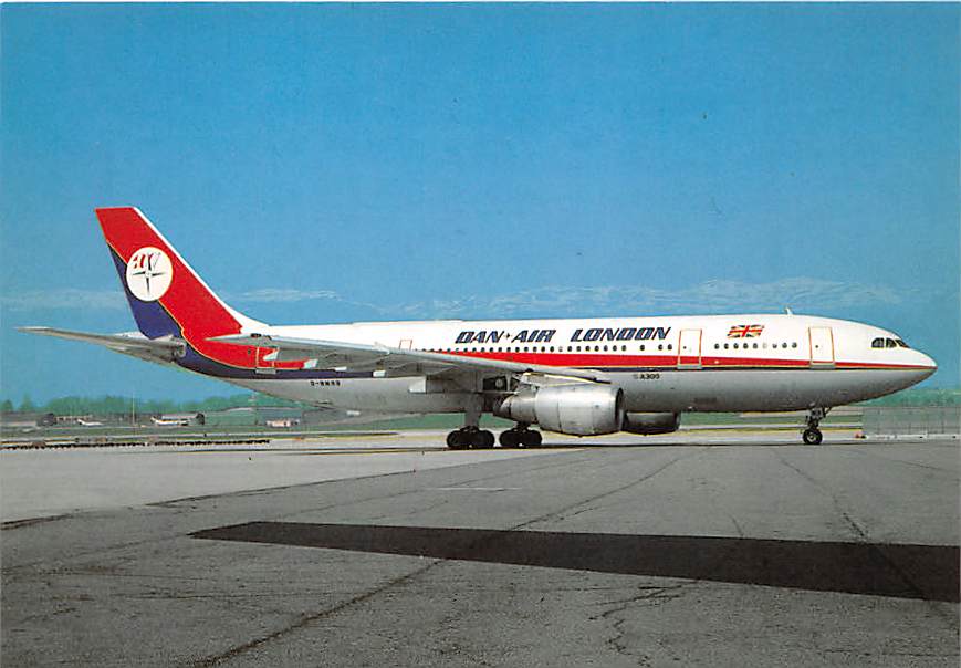 Airbus A300 B4, Dan Air London, Geneve