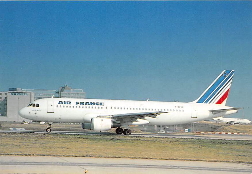 Airbus A320, Air France, Paris C.D.G.