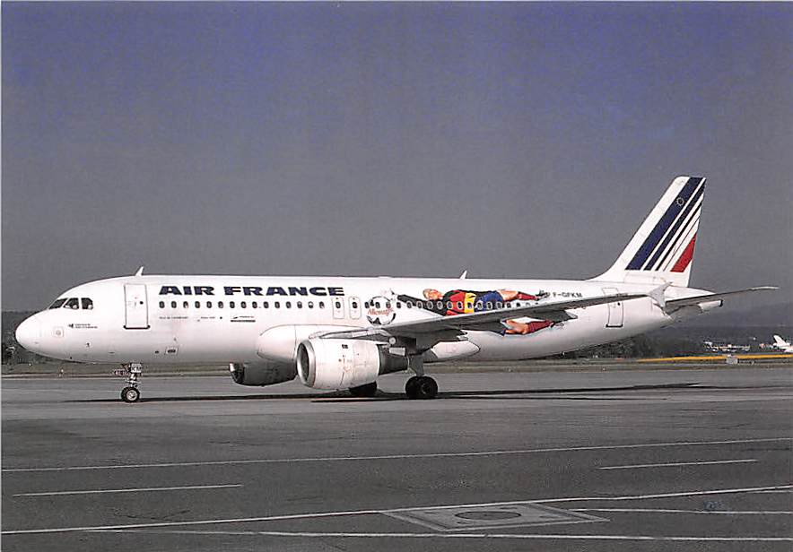 Airbus A320-211, Air France, Football World Cup
