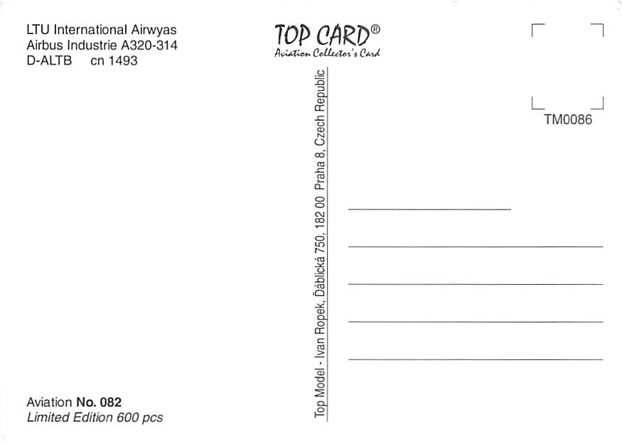 Airbus A320-314, LTU International Airways