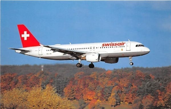 Airbus A320-214, Swissair, Zürich